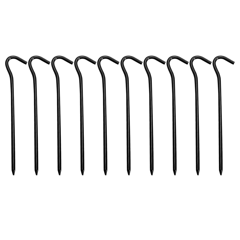 Cheap Goat Tents 10pcs Awning Canopy Tent Nails 18cm Outdoor Aluminium Alloy Nails for Camping Awning Canopy Garden Stakes with Hooks   